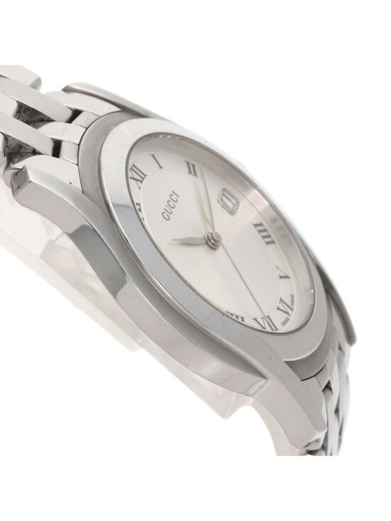 Gucci Round Face Watch SS